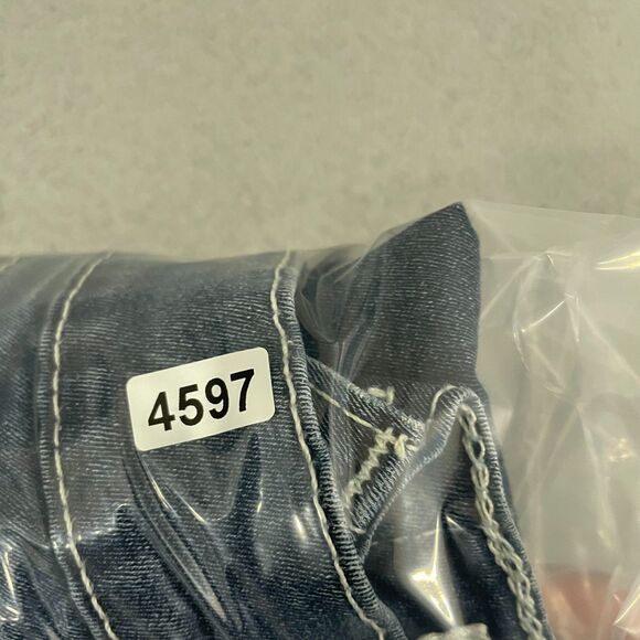 True Religion Skinny Jeans Women 27 Blue Dark Wash Low Rise Denim - Picture 11 of 12